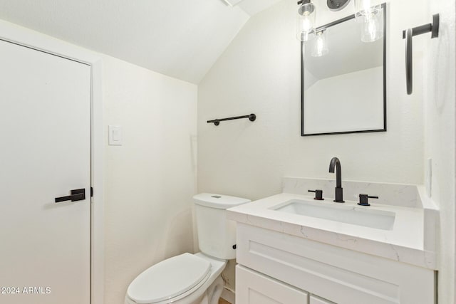 7432 N 43rd Ln, Glendale, AZ 85301 - half bath with lofted ceiling and vanity