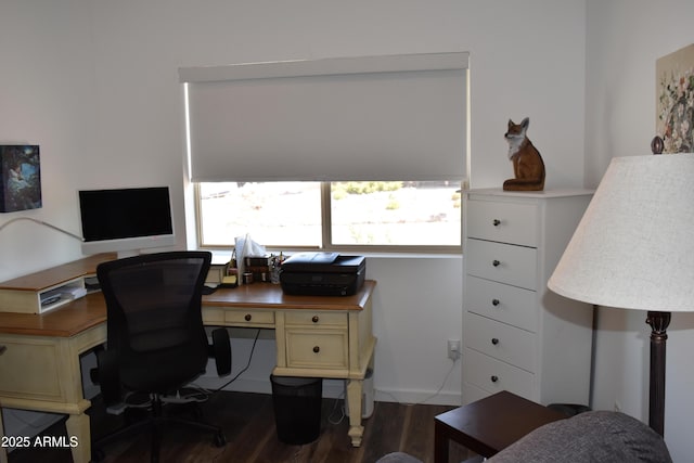 206 S Thunder Mtn, Payson, AZ 85541 - office area with dark wood-style floors