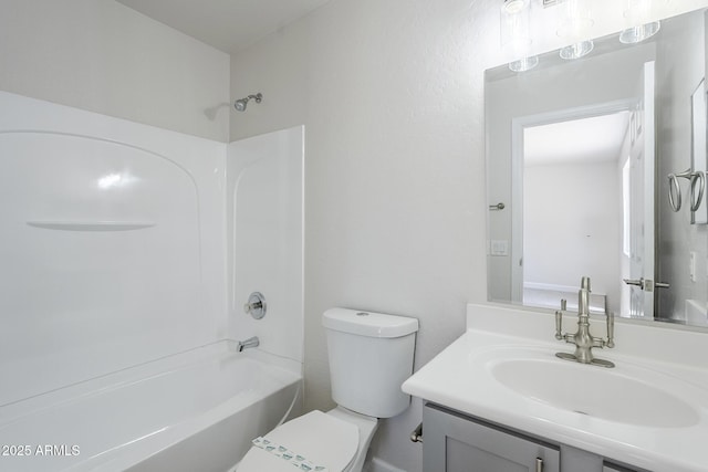 16159 W Maui Ln, Surprise, AZ 85379 - full bathroom featuring shower / bathtub combination, toilet, and vanity