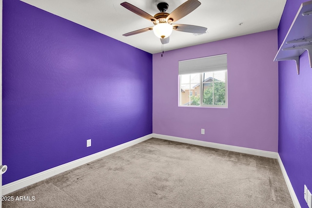 3036 N Acacia Way, Buckeye, AZ 85396 - empty room featuring carpet floors and ceiling fan