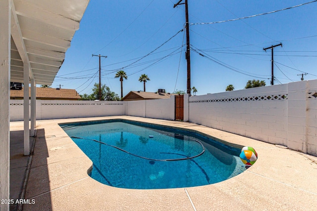 1920 N Cavalier Dr, Tempe, AZ 85288 - view of pool with a fenced backyard and a patio