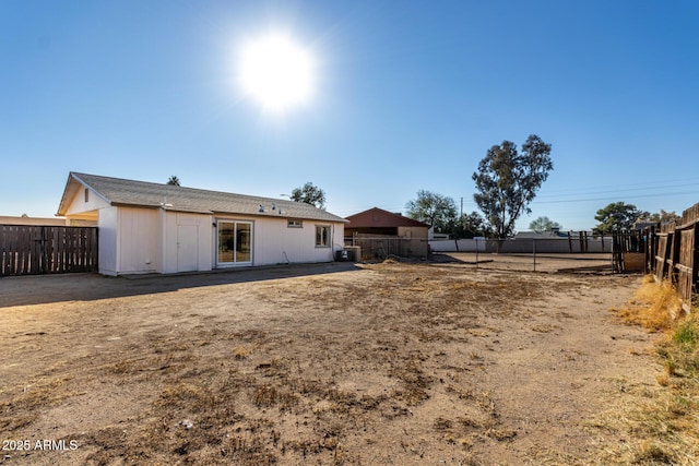 view of rear view of property