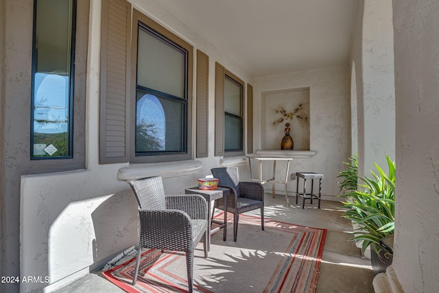 view of patio / terrace featuring a porch