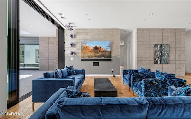 5301 N 43rd St, Phoenix, AZ 85018 - home theater room featuring wood finished floors