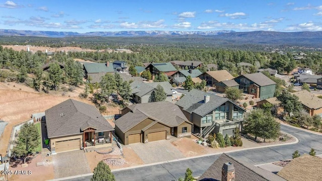 1910 E Rainbow Trl, Payson, AZ 85541 - drone / aerial view with a residential view and a mountain view