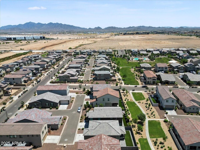 880 S 150th Dr, Goodyear, AZ 85338 - aerial perspective of suburban area featuring a mountainous background