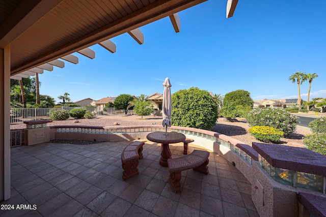 view of patio