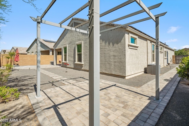 13529 W Remuda Dr, Peoria, AZ 85383 - fenced backyard with a patio and a pergola