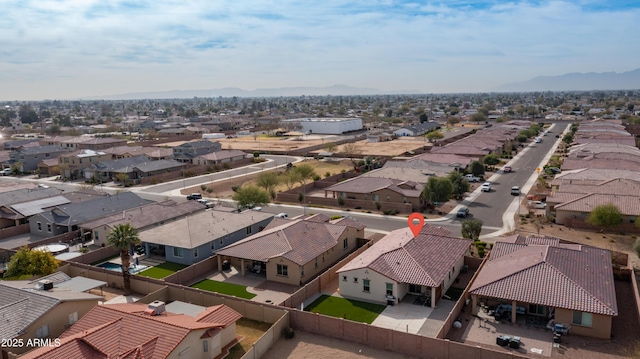 bird's eye view featuring a residential view