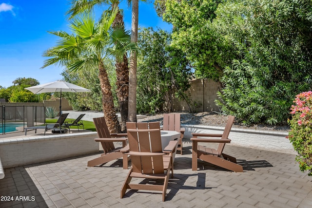 view of patio