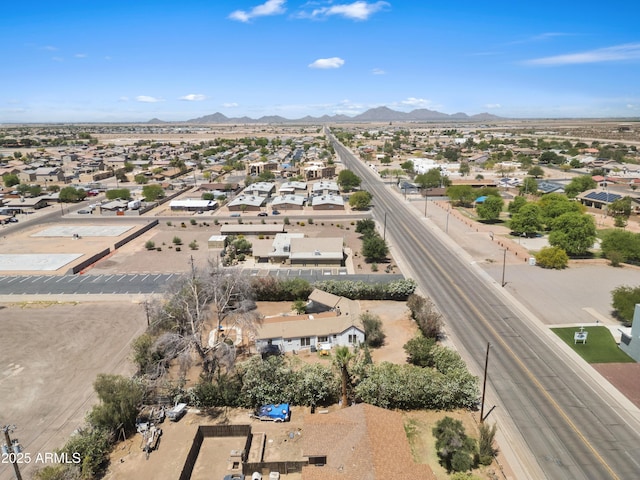 599 W Vah Ki Inn Rd, Coolidge, AZ 85128 - aerial perspective of suburban area with mountains