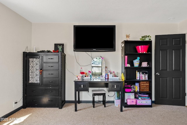 599 W Vah Ki Inn Rd, Coolidge, AZ 85128 - recreation room with carpet floors and baseboards