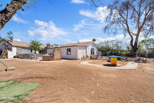 599 W Vah Ki Inn Rd, Coolidge, AZ 85128 - view of yard featuring fence and a gate