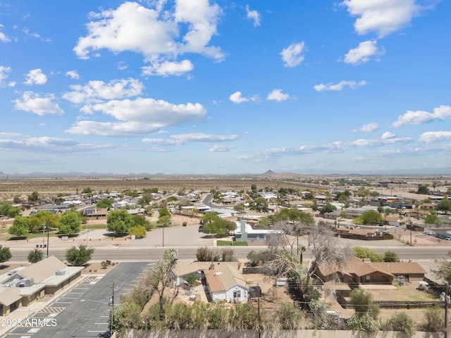 599 W Vah Ki Inn Rd, Coolidge, AZ 85128 - aerial perspective of suburban area featuring a mountain backdrop