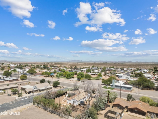599 W Vah Ki Inn Rd, Coolidge, AZ 85128 - aerial perspective of suburban area featuring a mountainous background