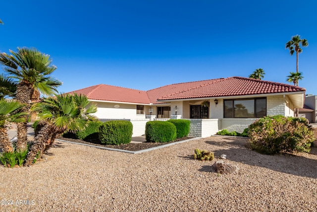 view of mediterranean / spanish home