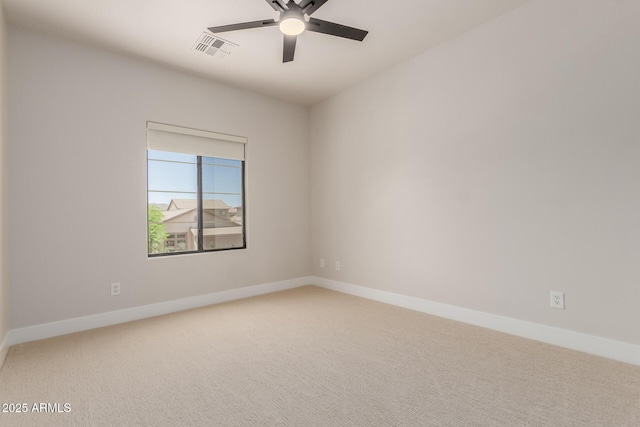 742 W Vineyard Plains Dr, San Tan Valley, AZ 85143 - spare room featuring a ceiling fan and carpet flooring