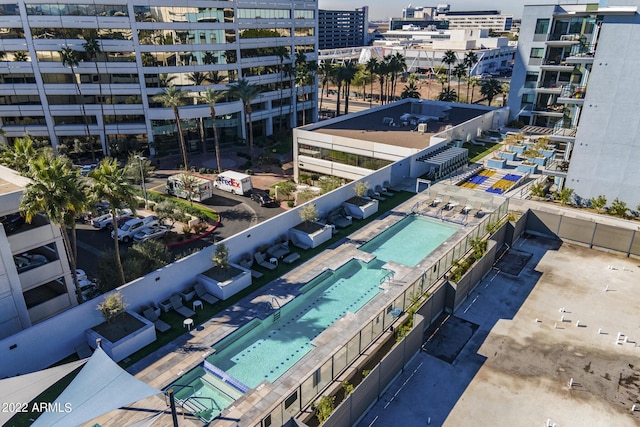 3131 N Central Ave Unit 6017, Phoenix, AZ 85012 - view of urban area featuring a pool area