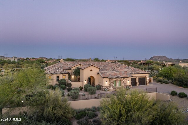 view of mediterranean / spanish home