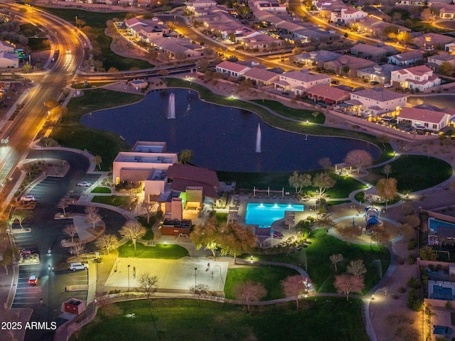 birds eye view of property featuring a residential view