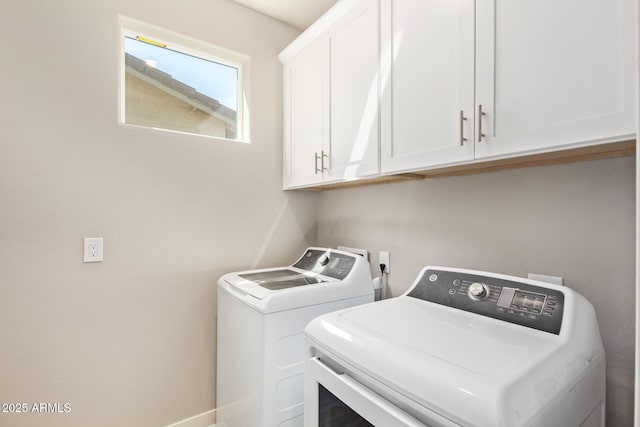 8026 S 6th Dr, Phoenix, AZ 85041 - laundry area featuring cabinet space and separate washer and dryer