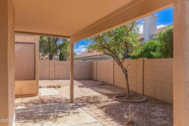 view of patio