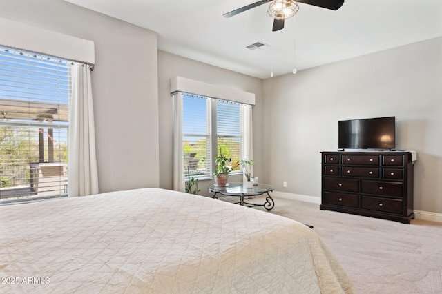 31320 N 54th Pl, Cave Creek, AZ 85331 - carpeted bedroom featuring baseboards and a ceiling fan