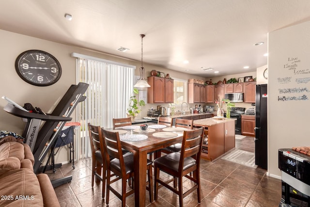 17153 W Gambit Trl, Surprise, AZ 85387 - dining space with recessed lighting and baseboards