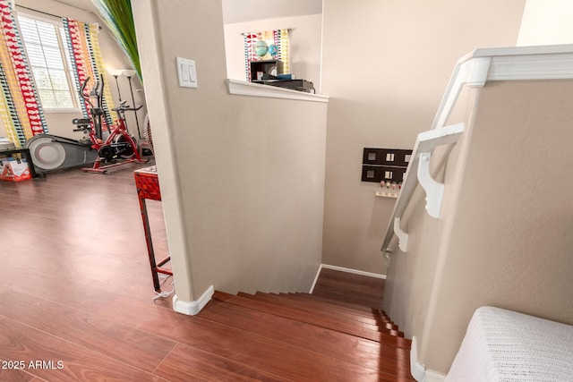 17153 W Gambit Trl, Surprise, AZ 85387 - stairway featuring wood finished floors and baseboards