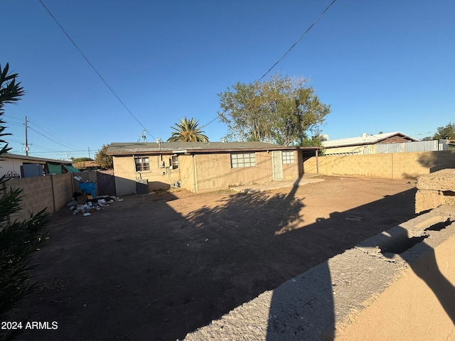 view of rear view of house