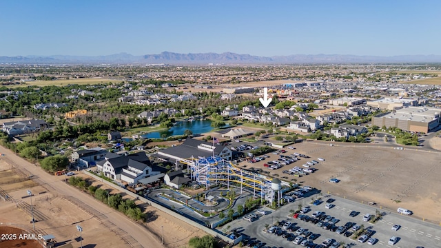 24905 S 206th Pl, Queen Creek, AZ 85142 - drone / aerial view of a water and mountain view