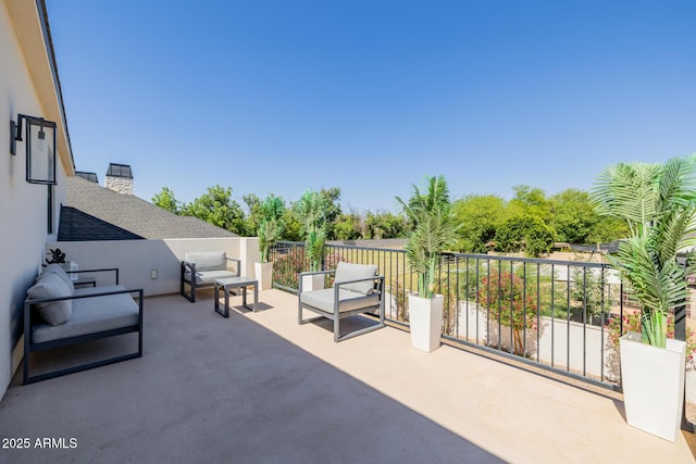 24905 S 206th Pl, Queen Creek, AZ 85142 - view of patio / terrace with a balcony