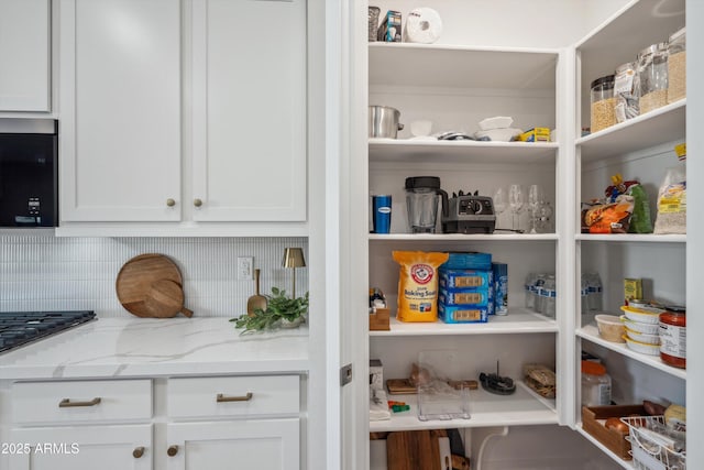 view of pantry