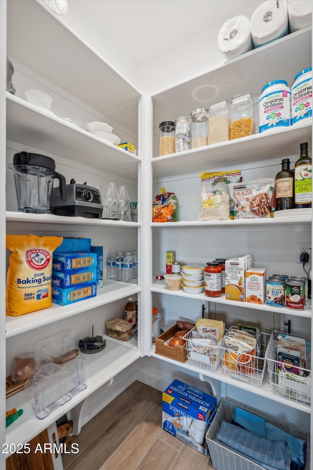 view of pantry