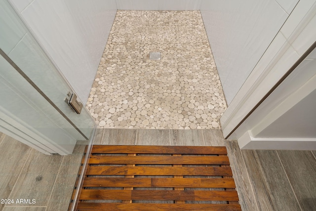 interior details featuring wood-type flooring