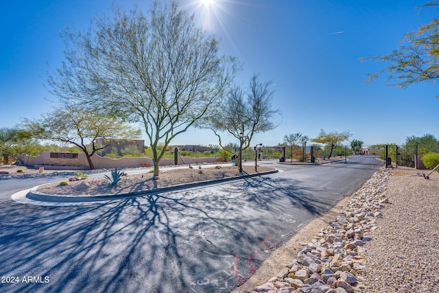 8523 N 192nd Ave, Waddell, AZ 85355 - view of asphalt street featuring a gate, curbs, and a gated entry