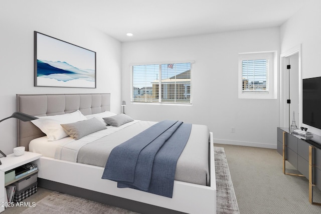 bedroom featuring carpet floors