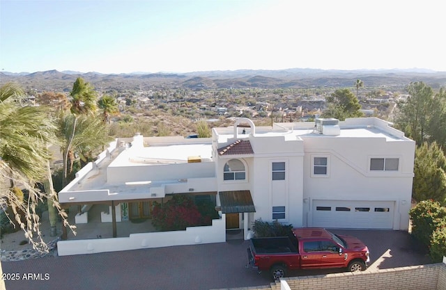 651 Chaparral Rd, Wickenburg, AZ 85390 - drone / aerial view featuring a mountain view