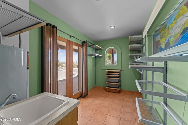 651 Chaparral Rd, Wickenburg, AZ 85390 - interior space featuring recessed lighting, a sink, and tile patterned flooring