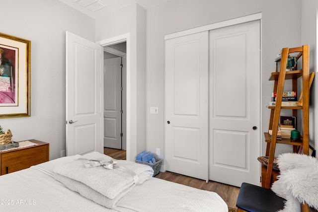 16134 E Ridgestone Dr, Fountain Hills, AZ 85268 - bedroom with a closet and wood finished floors