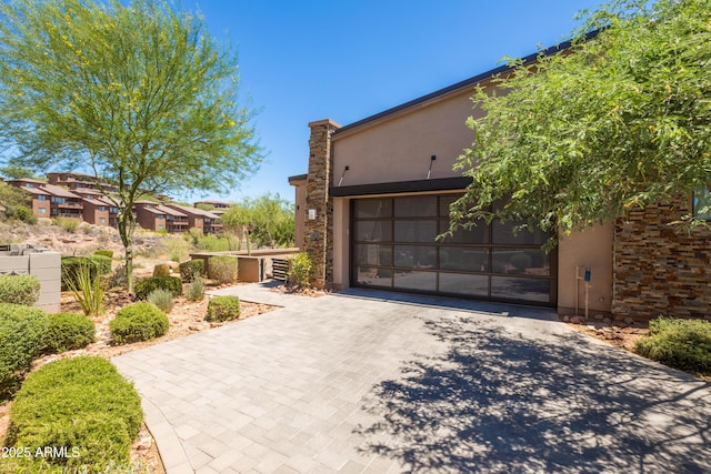 16134 E Ridgestone Dr, Fountain Hills, AZ 85268 - view of home's exterior with driveway and stucco siding