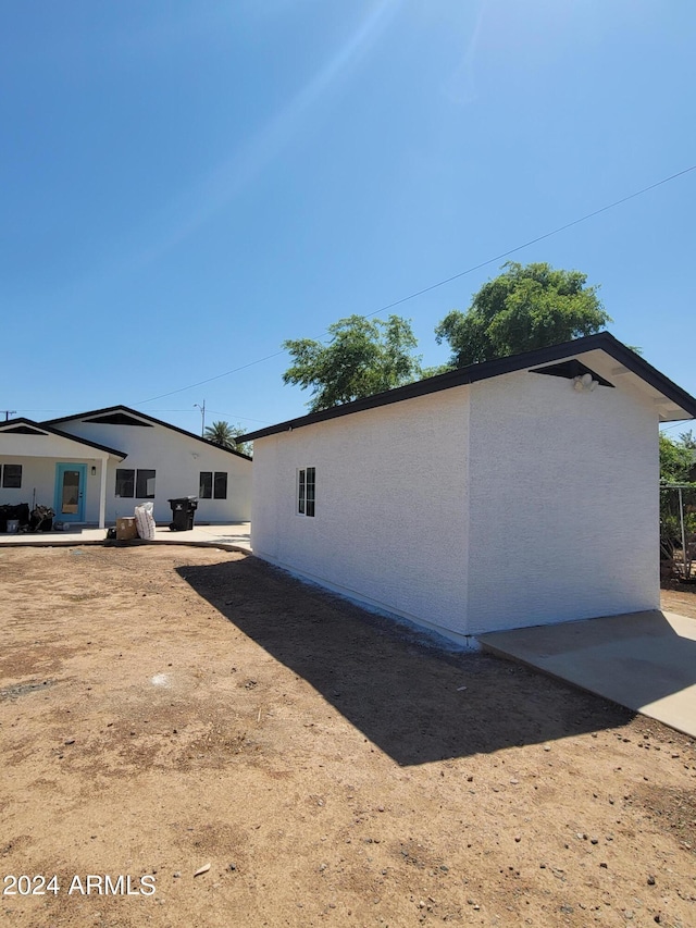 view of back of property