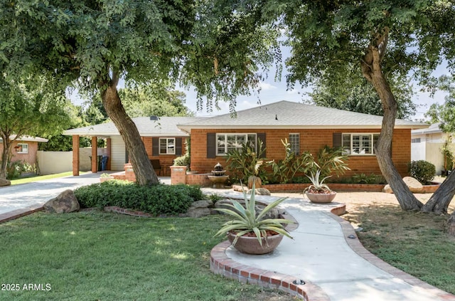 5808 N 18th Pl, Phoenix, AZ 85016 - ranch-style house with concrete driveway