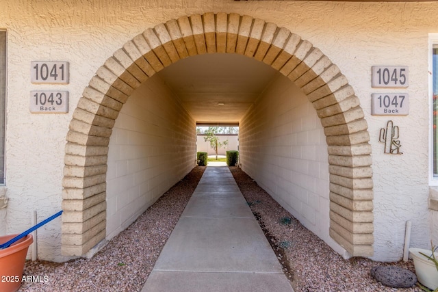 1047 W Laguna Dr, Tempe, AZ 85282 - view of exterior entry featuring stucco siding