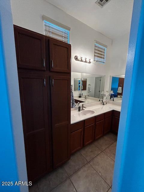 1350 S Greenfield Rd Unit 1219, Mesa, AZ 85206 - full bathroom featuring tile patterned flooring and double vanity