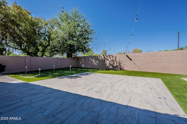 3662 E Megan St, Gilbert, AZ 85295 - view of patio with a fenced backyard