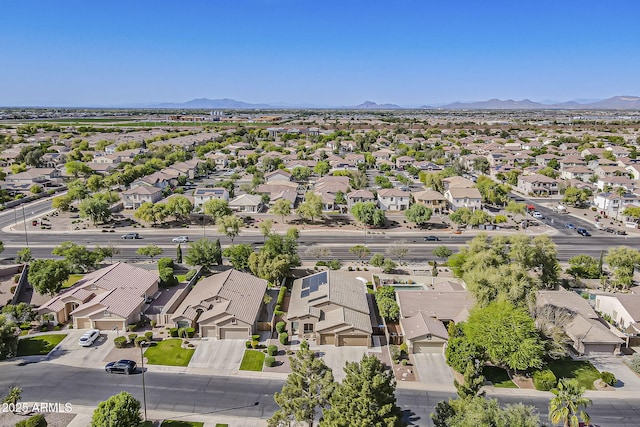 3662 E Megan St, Gilbert, AZ 85295 - drone / aerial view with a residential view and a mountain view