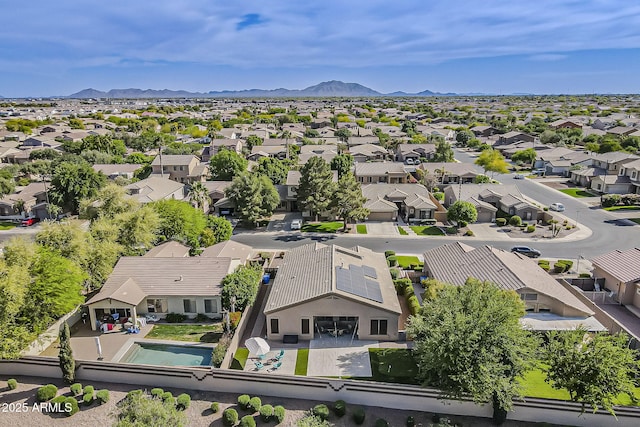 3662 E Megan St, Gilbert, AZ 85295 - bird's eye view with a residential view and a mountain view