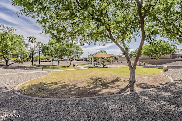 3662 E Megan St, Gilbert, AZ 85295 - view of property's community featuring a gazebo and a lawn