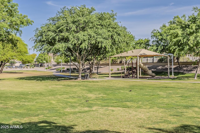 3662 E Megan St, Gilbert, AZ 85295 - view of home's community featuring a lawn and playground community
